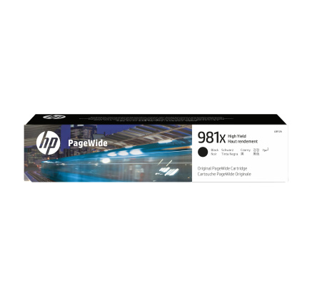 HP 981X High Yield Black Original PageWide Cartridge (11,000 pages) HP 981X High Yield Black Original PageWide Cartridge (11,000 pages)