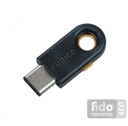 YubiKey 5C - USB-C, klíč/token s vícefaktorovou autentizaci, podpora OpenPGP a Smart Card (2FA)