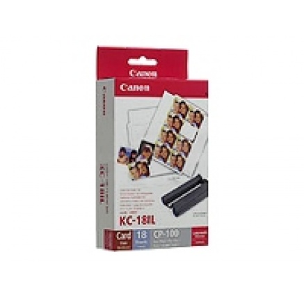 Canon KC18IL papír 22x17,3mm 18ks do termosublimační tiskárny