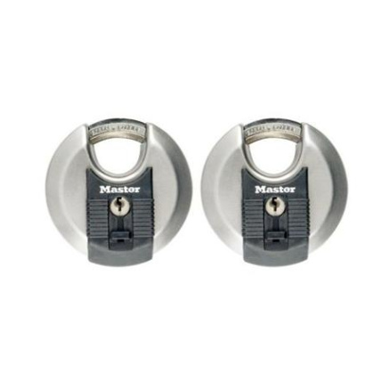 Master Lock Excell M40EURT Set 2 ks diskových visacích zámků Master Lock Excell M40EURT Set 2 ks diskových visacích zámků