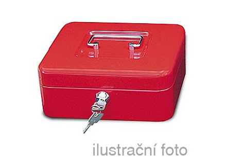 Přenosná pokladna WEDO 300, červená