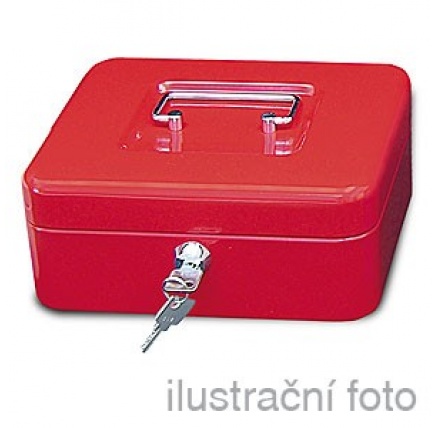 Přenosná pokladna WEDO 300, červená