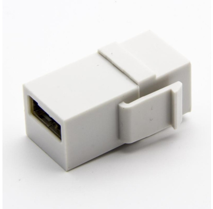PremiumCord USB propojka USB2.0, pro instalaci do keystone zásuvky