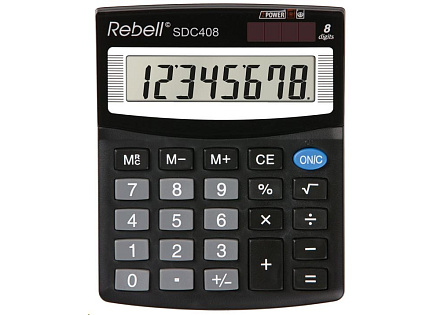REBELL kalkulačka - SDC408 - černá