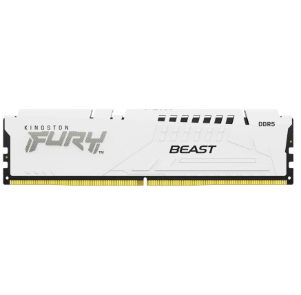 KINGSTON DIMM DDR5 16GB 6400MT/s CL32 ECC FURY Beast EXPO Bílá KINGSTON DIMM DDR5 16GB 6400MT/s CL32 ECC FURY Beast EXPO Bílá