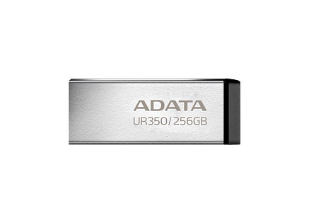 ADATA Flash Disk 256GB UR350, USB 3.2, stříbrno-černá