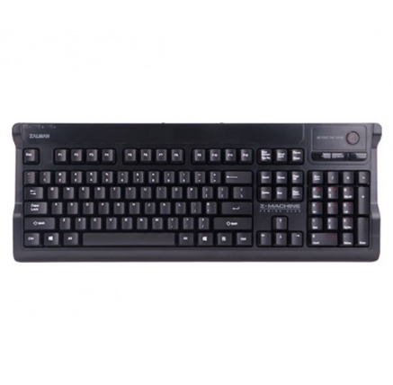 ZALMAN Herní klávesnice ZM-K600S, N-key rollover, G-key, PS2/USB, ENG, black