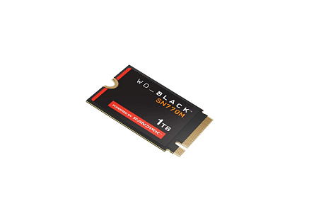 WD BLACK SSD NVMe 1TB PCIe SN770M Powered by SanDisk, Gen4 8 Gb/s, (R:5150, W:4900MB/s) M.2 2230-S3-M