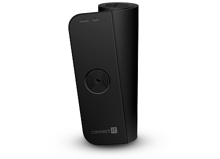 CONNECT IT Podložka pod myš CHARGE, Bezdrátové nabíjení, vel. L (800 × 300 mm), Černá