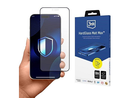 3mk tvrzené sklo HardGlass Matt Max pro Apple Iphone 17 Pro Max