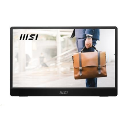 MSI LCD PRO MP161 E2U, 15.6", IPS, FHD, 60Hz, 4ms, Black MSI LCD PRO MP161 E2U, 15.6", IPS, FHD, 60Hz, 4ms, Black