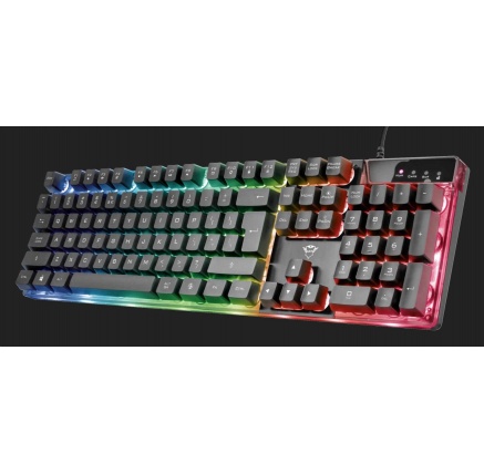 TRUST herní klávesnice GXT 835 Azor Illuminated Gaming Keyboard CZ/SK