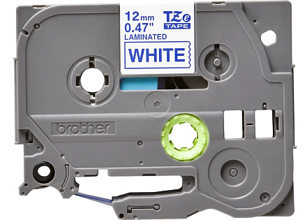 BROTHER TZE233 - kazeta TZ šířky 12mm, laminovaná TZE-233, bílá/modré písmo