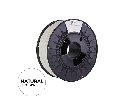 C-TECH Filament  PREMIUM LINE TPU 90A flexibilní natural 1,75mm