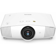 BENQ PRJ W5700S DLP 4K2K UHD Video Projector; White Chassis, 1800 ANSI lumen; 100,000:1; 1.6X zoom, HDMI,USB, LAN (RJ45)