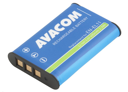 AVACOM Nikon EN-EL11, Olympus Li-60B, Pentax D-LI78, SONY NP-BY1 Li-Ion 3.6V 600mAh 2.2Wh AVACOM Nikon EN-EL11, Olympus Li-60B, Pentax D-LI78, SONY NP-BY1 Li-Ion 3.6V 600mAh 2.2Wh