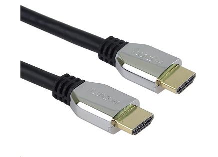 PREMIUMCORD Kabel HDMI 2.1 High Speed + Ethernet kabel (Zinc Alloy krytky, zlacené konektory) 3m PREMIUMCORD Kabel HDMI 2.1 High Speed + Ethernet kabel (Zinc Alloy krytky, zlacené konektory) 3m