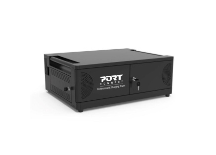 PORT nabíjecí skříňka pro 6 notebooků, USB-C, černá