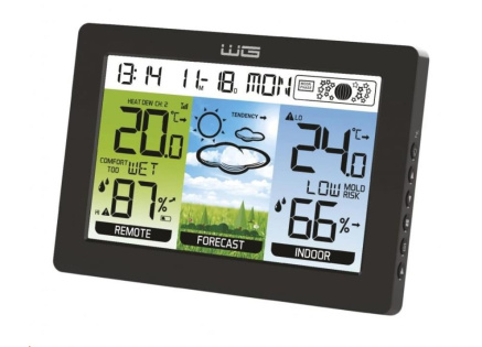 WG - Meteostanice WG4 Catbrella s venkovním čidlem, černá WG - Meteostanice WG4 Catbrella s venkovním čidlem, černá