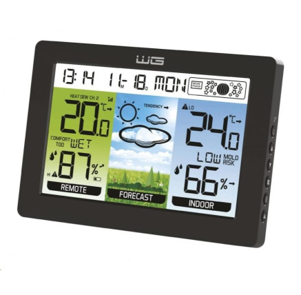 WG - Meteostanice WG4 Catbrella s venkovním čidlem, černá