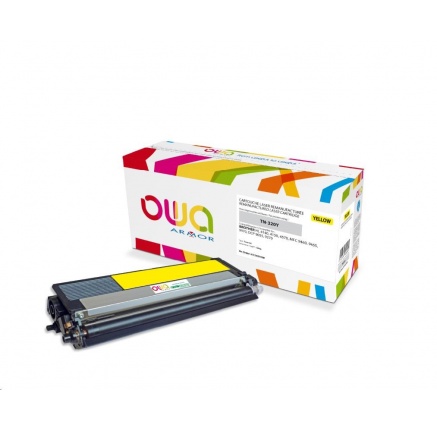 OWA Armor toner pro BROTHER HL 4140, 4150, 4570, MFC 9460, 9465, 9970, DCP 9055,1500 Stran,TN320Y,žlutá/yellow (TN-320Y) OWA Armor toner pro BROTHER HL 4140, 4150, 4570, MFC 9460, 9465, 9970, DCP 9055,1500 Stran,TN320Y,žlutá/yellow (TN-320Y)