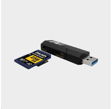 Delkin Cardreader SD & MicroSD A2 (USB 3.1)