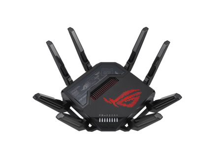 ASUS ROG Rapture GT-BE98 Gaming Router, WiFi 7, Dual 10G Ports, AURA RGB, AiMesh