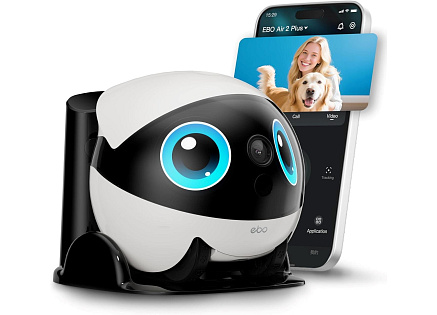 BAZAR - Enabot EBO Air2 Plus - Robotický AI společník s 3K kamerou - Poškozený obal (Komplet)