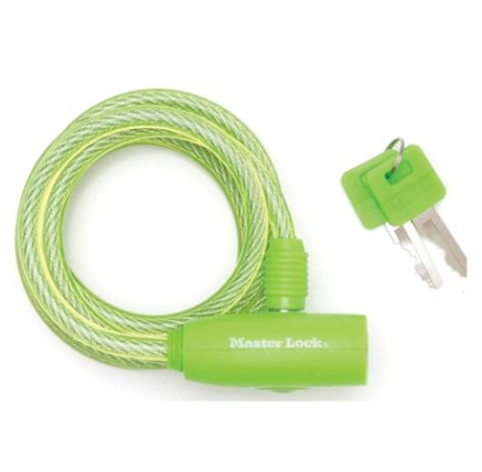 Master Lock Spirálový zámek na kolo  8212EURDPRO - 1,8m - zelený