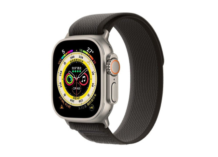 COTECi W97 Ultra Wild Trail Band for Apple Watch 42 / 44 / 45 / 49mm Black with Grey COTECi W97 Ultra Wild Trail Band for Apple Watch 42 / 44 / 45 / 49mm Black with Grey
