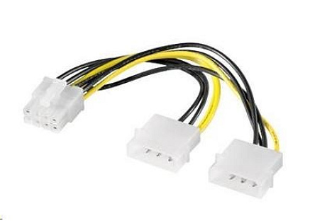 PREMIUMCORD Napájecí redukce 2x MOLEX PCI-e 8pin