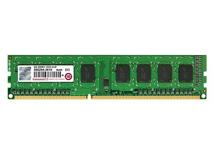TRANSCEND DIMM DDR3 2GB 1333MHz 256Mx8 CL9 JetRam™