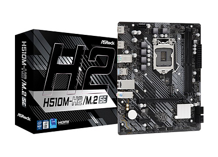 ASRock MB Sc LGA1200 H510M-H2/M.2 SE, Intel H470, 2xDDR4, 2xHDMI, mATX