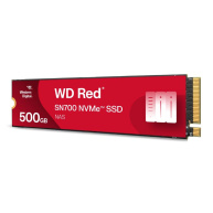 WD RED SSD NVMe 500GB PCIe SN700 Powered by SanDisk, Geb3 8GB/s, (R:3430/W:2600 MB/s) TBW 1000