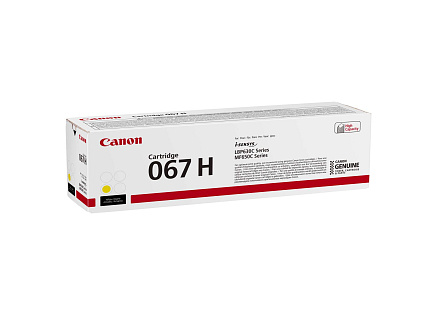 Canon TONER 067H žlutá pro i-SENSYS LBP631Cw, LBP633Cdwa, MF651Cw, MF655Cdw, MF657Cdw (2350 str.)