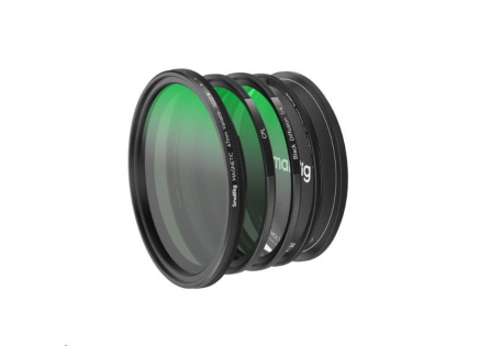 SmallRig 4726 5-in-1 Attachable Filter Kit VND 2-32 & CPL & 1/4 Effect Black Mist (67mm)