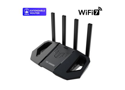 ASUS TUF-BE3600 (BE3600) WiFi 7 Extendable Gaming Router, 2.5G porty, AiMesh