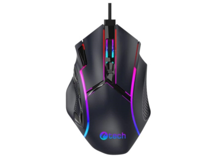 C-TECH Herní myš Akali, 12800 DPI, RGB podsvícení, USB, Černá C-TECH Herní myš Akali, 12800 DPI, RGB podsvícení, USB, Černá