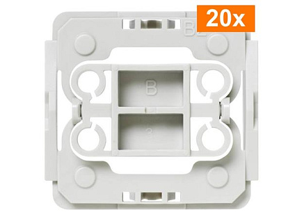 Homematic IP  Adaptér Berker B2, set 20ks - EQ3-ADA-B2-20