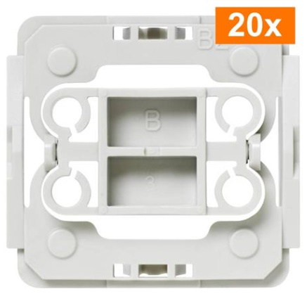 Homematic IP  Adaptér Berker B2, set 20ks - EQ3-ADA-B2-20