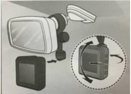 Mio držák na zpětné zrcátko pro MIO MiVue řady Cxx, 7xx, 818, 866 a 886 Mio držák na zpětné zrcátko pro MIO MiVue řady Cxx, 7xx, 818, 866 a 886