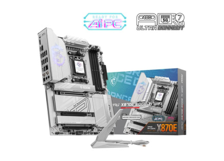 MSI MB Sc AM5 MAG MPG X870E EDGE TI WIFI, AMD X870E, 4xDDR5, 2xUSB4, 1xHDMI, WiFi, ATX