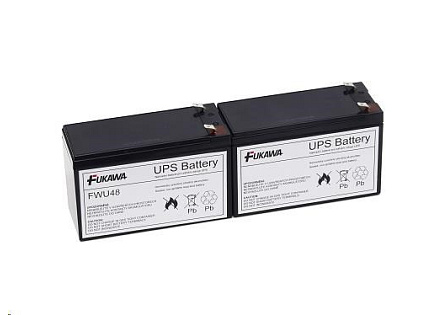 Baterie - FUKAWA FWU-48 sada baterií do RBC48 (12V/7Ah, 2ks)