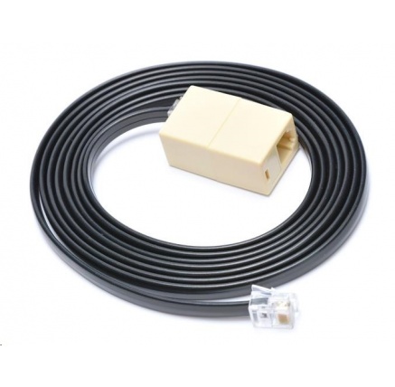 Virtuos prodlužovací kabel 6P6C-24V pro pokladní zásuvky,2m,černý Virtuos prodlužovací kabel 6P6C-24V pro pokladní zásuvky,2m,černý