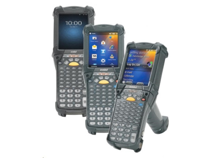 Zebra MC9200 Premium, 1D, SR, BT, Wi-Fi, Gun, disp., RFID, IST