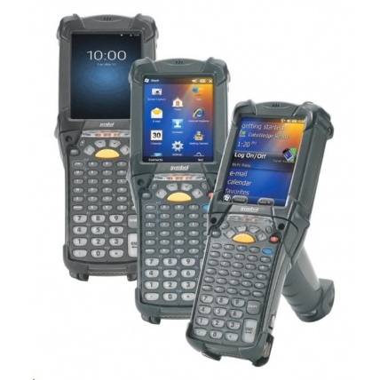 Zebra MC9200 Premium, 1D, SR, BT, Wi-Fi, Gun, disp., RFID, IST