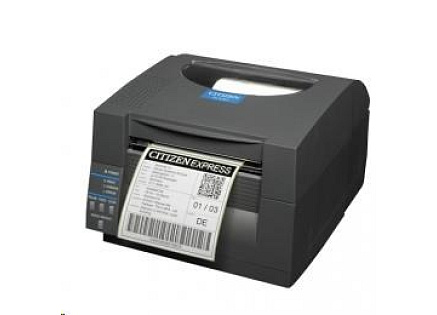 Citizen CL-S521II, 8 dots/mm (203 dpi), EPL, ZPL, Datamax, Dual-IF, black