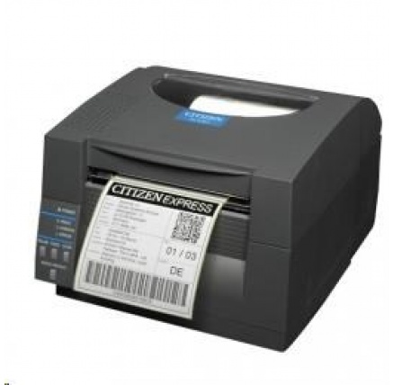 Citizen CL-S521II, 8 dots/mm (203 dpi), EPL, ZPL, Datamax, Dual-IF, black Citizen CL-S521II, 8 dots/mm (203 dpi), EPL, ZPL, Datamax, Dual-IF, black
