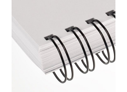 Kovové hřbety (2/1") 19 černé Kovové hřbety (2/1") 19 černé