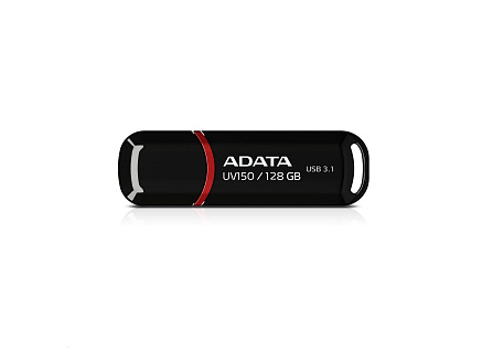 ADATA Flash Disk 256GB UV150, USB 3.1 Dash Drive (R:90/W:20 MB/s) černá ADATA Flash Disk 256GB UV150, USB 3.1 Dash Drive (R:90/W:20 MB/s) černá